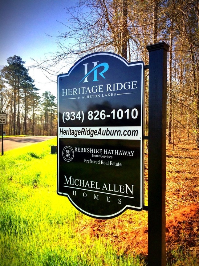 New custom homes are available in Heritage Ridge Auburn AL