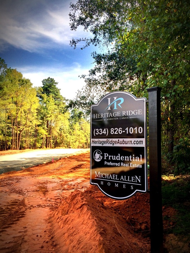 New homes are available in Auburn, AL at Heritage Ridge at Asheton Lakes
