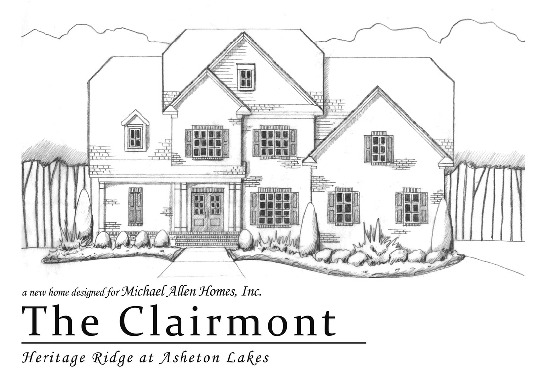 The Clairmont floor plan from Michael Allen Homes