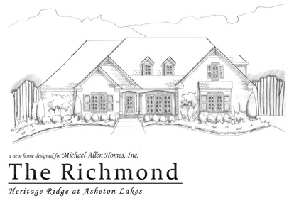 Floor plan for The Richmond in Heritage Ridge at Falls Crest