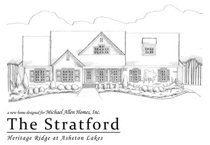 The Stratford floor plan in Heritage Ridge at Ashetone Lakes
