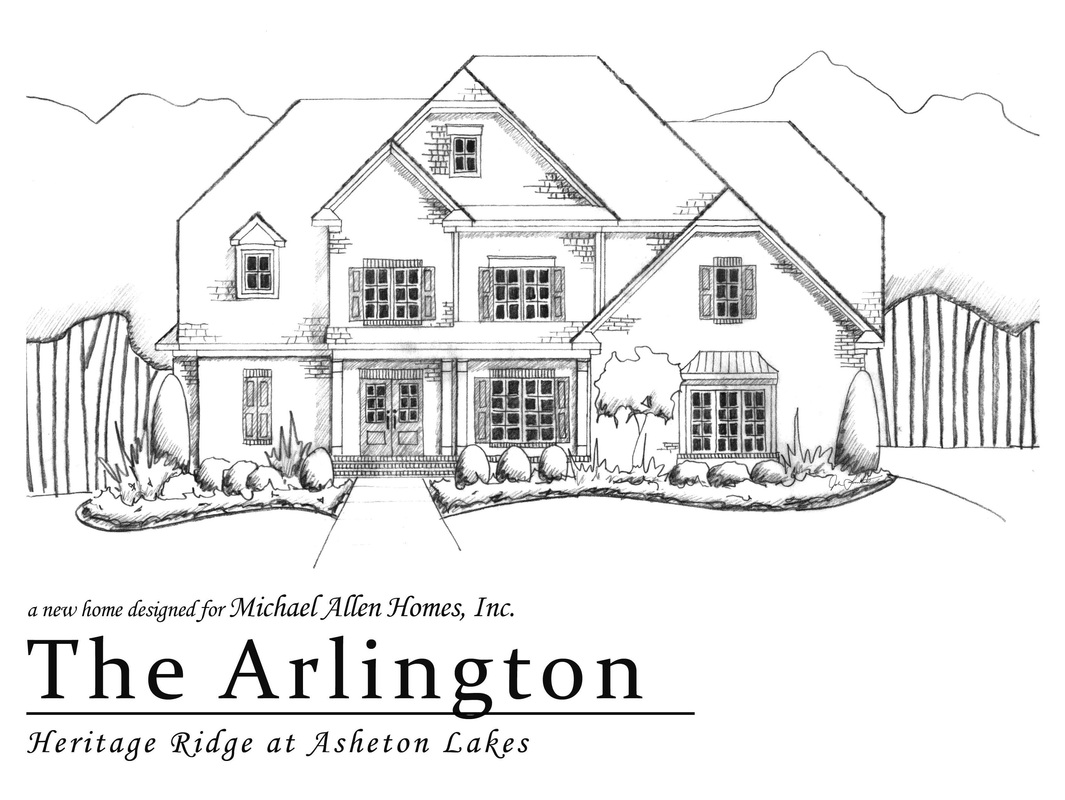 The Arlington floor plan at Heritage Ridge in Asheton Lakes