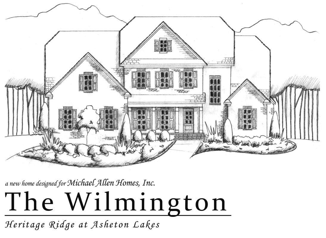 The Wilmington is a custom home plan from Prudential Preferred Real Estate and Michael Allen Homes