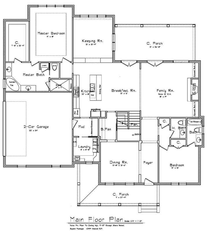 The Hartwell Main Floor Plan