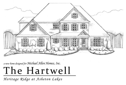 The Hartwell floor plan at Heritage Ridge Auburn AL